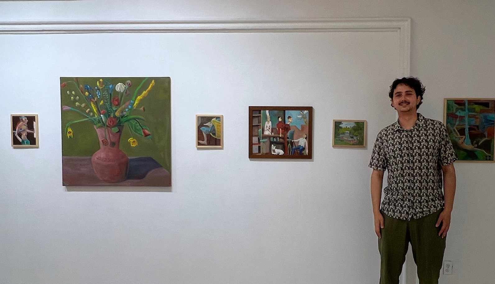Niklas Dorsch in gallery setting